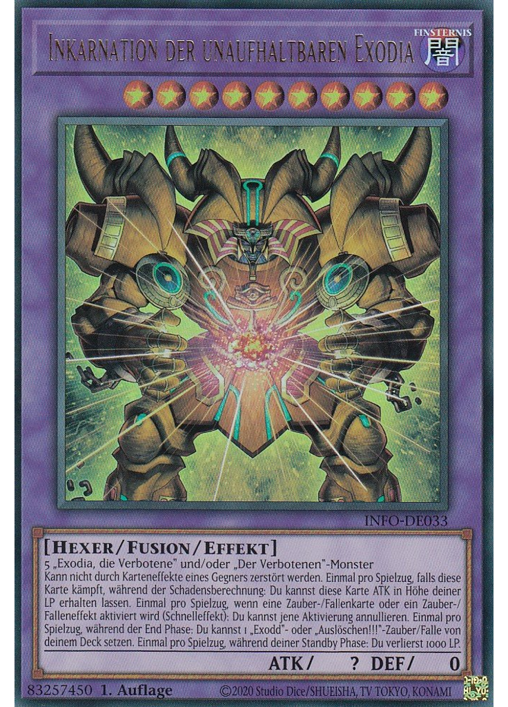 Inkarnation der unaufhaltbaren Exodia