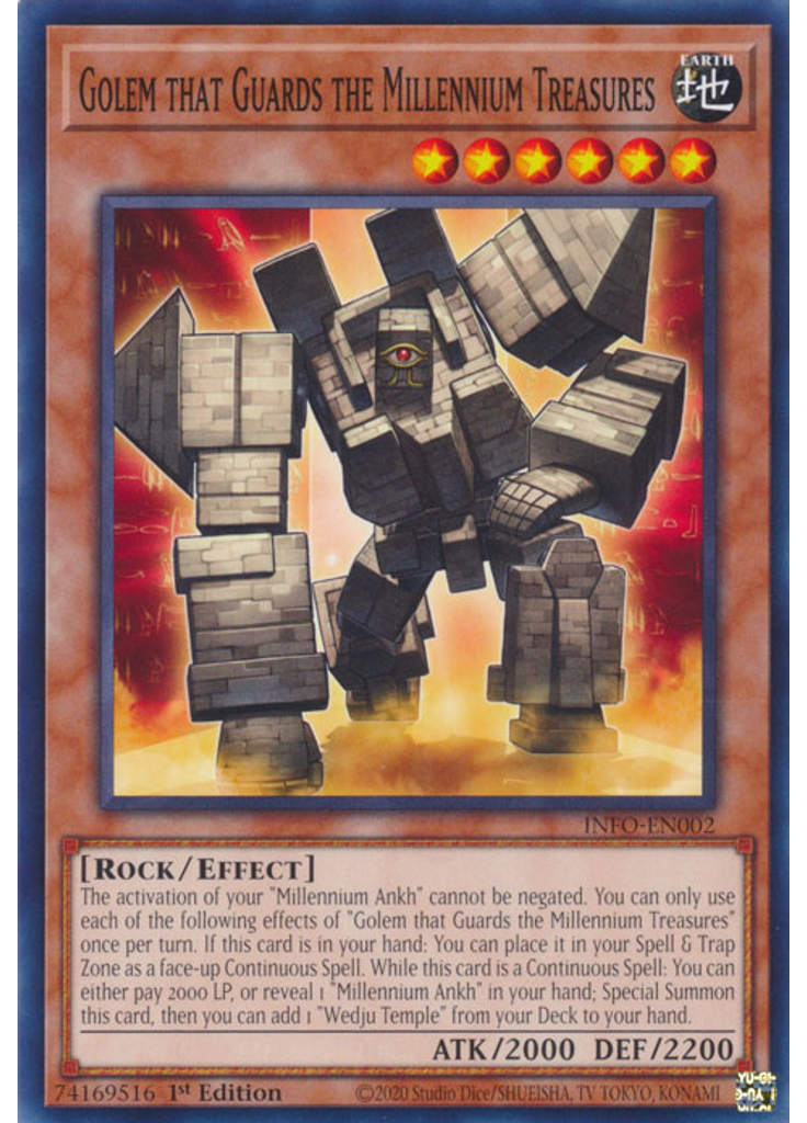 Golem that Guards the Millennium Treasures