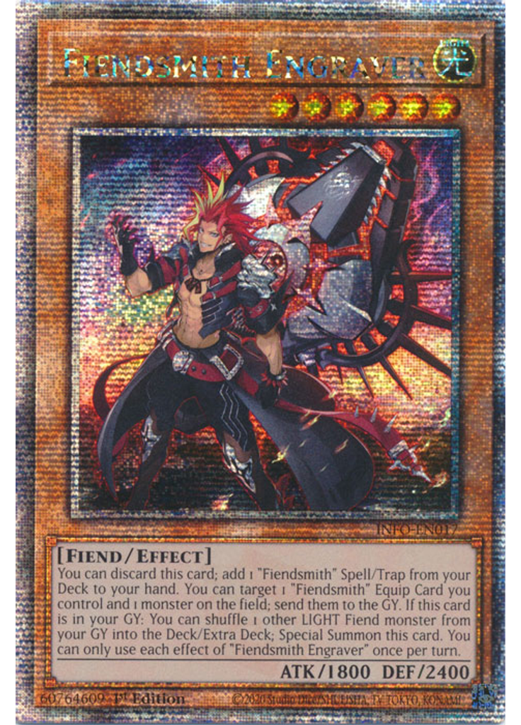 Fiendsmith Engraver (Quarter Century Secret Rare 1st Edition)