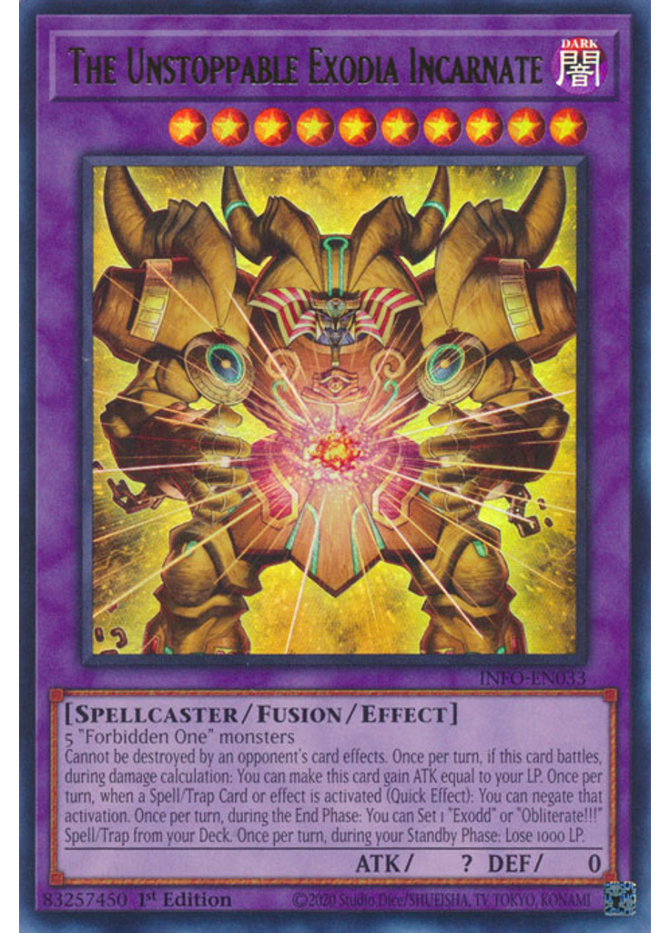 The Unstoppable Exodia Incarnate