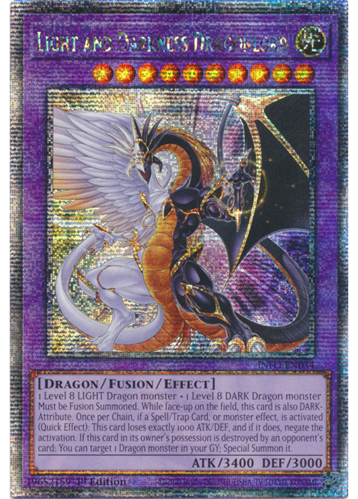 Light and Darkness Dragonlord (Quarter Century Secret Rare 1st Edition)