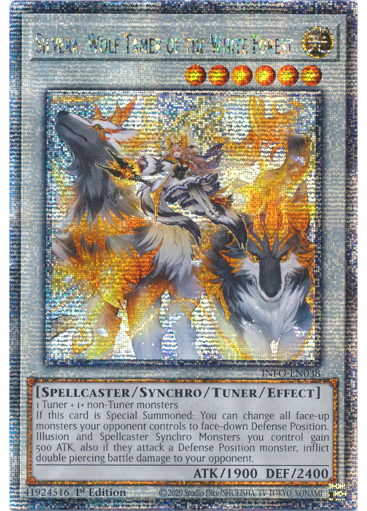 Silvera, Wolf Tamer of the White Forest (Quarter Century Secret Rare 1st Edition)