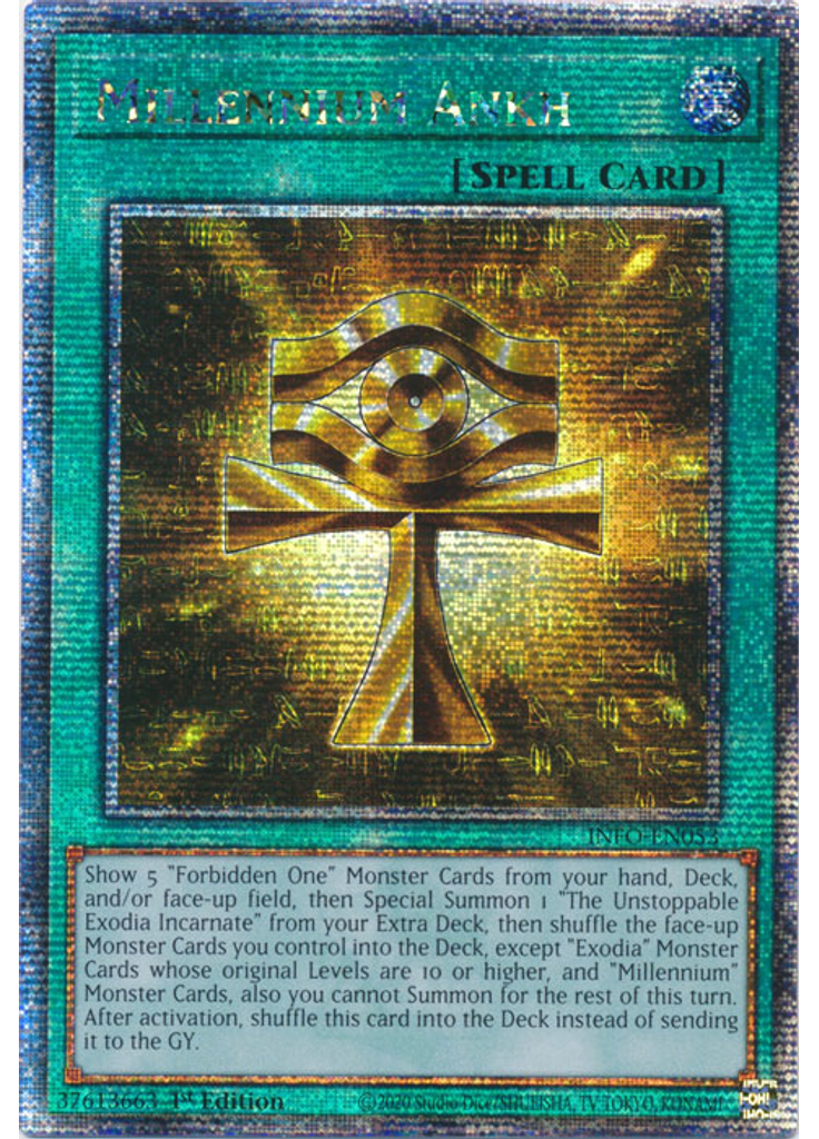 Millennium Ankh (Quarter Century Secret Rare 1st Edition)