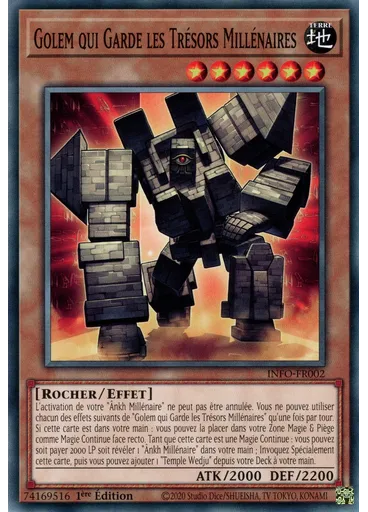 Golem qui Garde les Trésors Millénaires