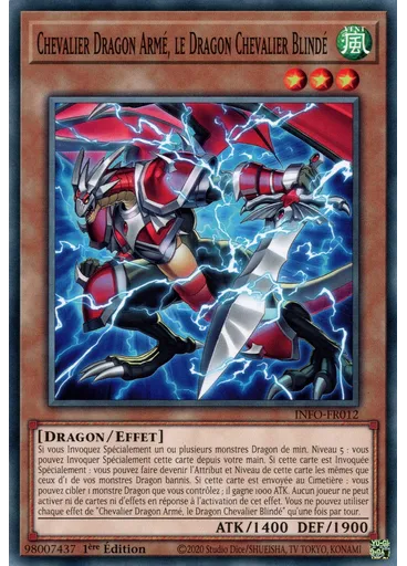 Chevalier Dragon Armé, le Dragon Chevalier Blindé