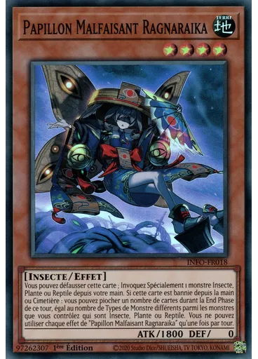 Papillon Malfaisant Ragnaraika