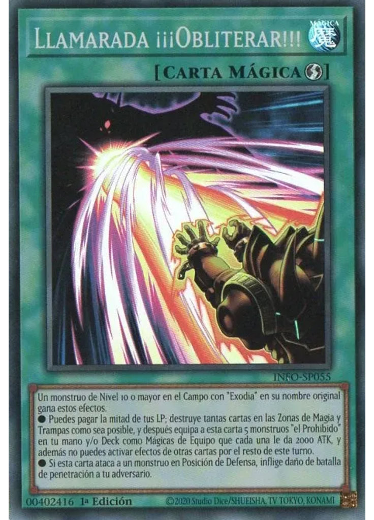 Llamarada ¡¡¡Obliterar!!!