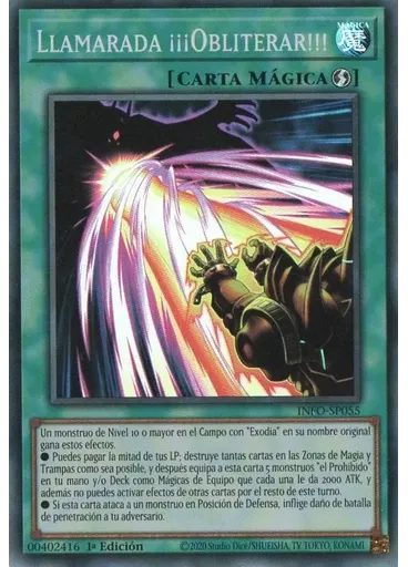 Llamarada ¡¡¡Obliterar!!!