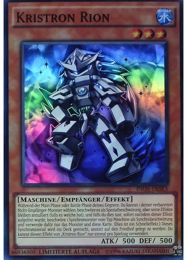 Kristron Rion — Invasion: Vengeance: Special Edition
