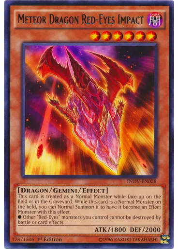 Meteor Dragon Red-Eyes Impact