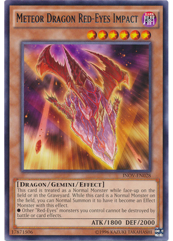 Meteor Dragon Red-Eyes Impact (Rare Unlimited)