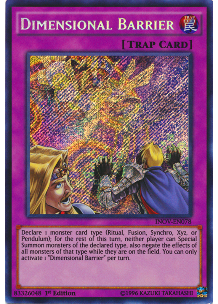 Dimensional Barrier
