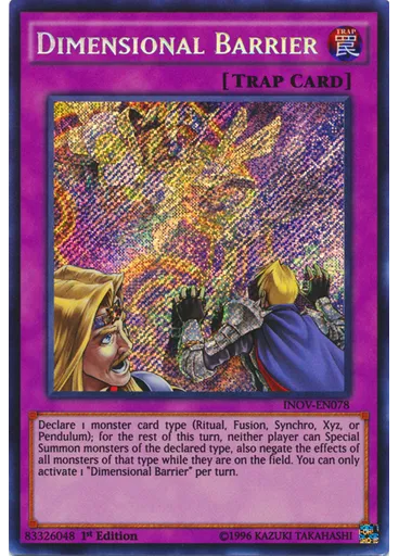 Dimensional Barrier