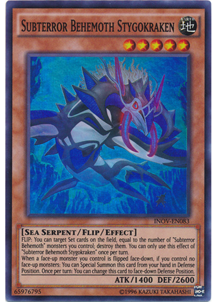 Subterror Behemoth Stygokraken (Super Rare Unlimited)