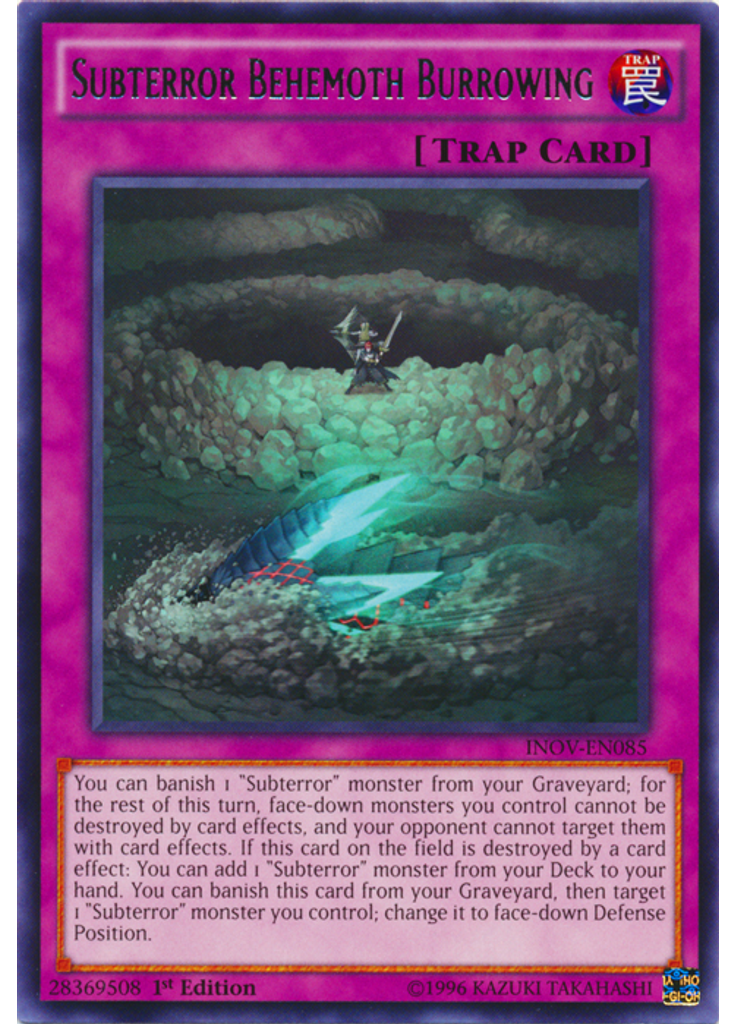 Subterror Behemoth Burrowing