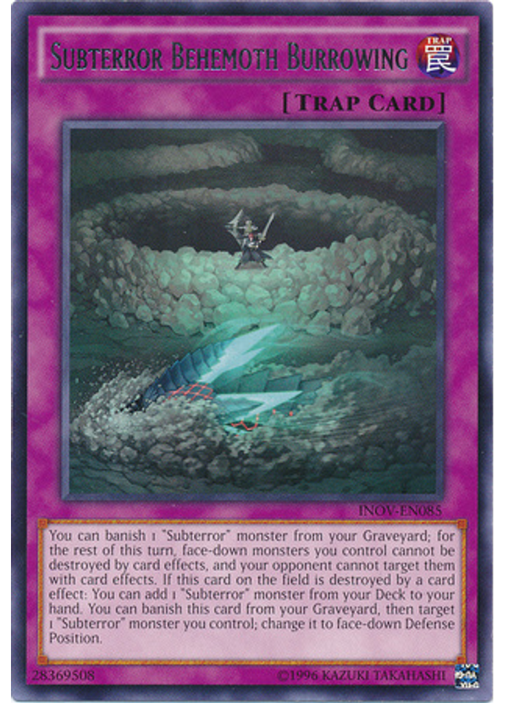 Subterror Behemoth Burrowing (Rare Unlimited)