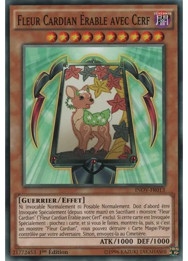 Fleur Cardian Érable avec Cerf