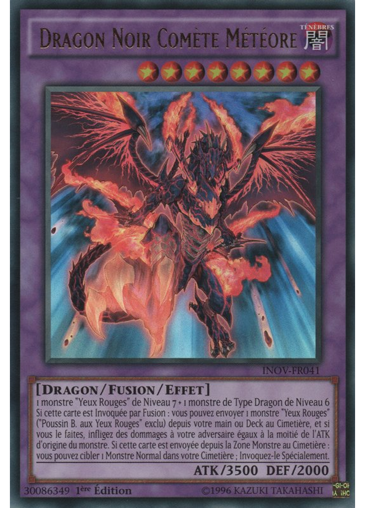 Dragon Noir Comète Météore