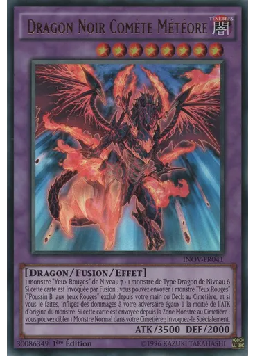 Dragon Noir Comète Météore