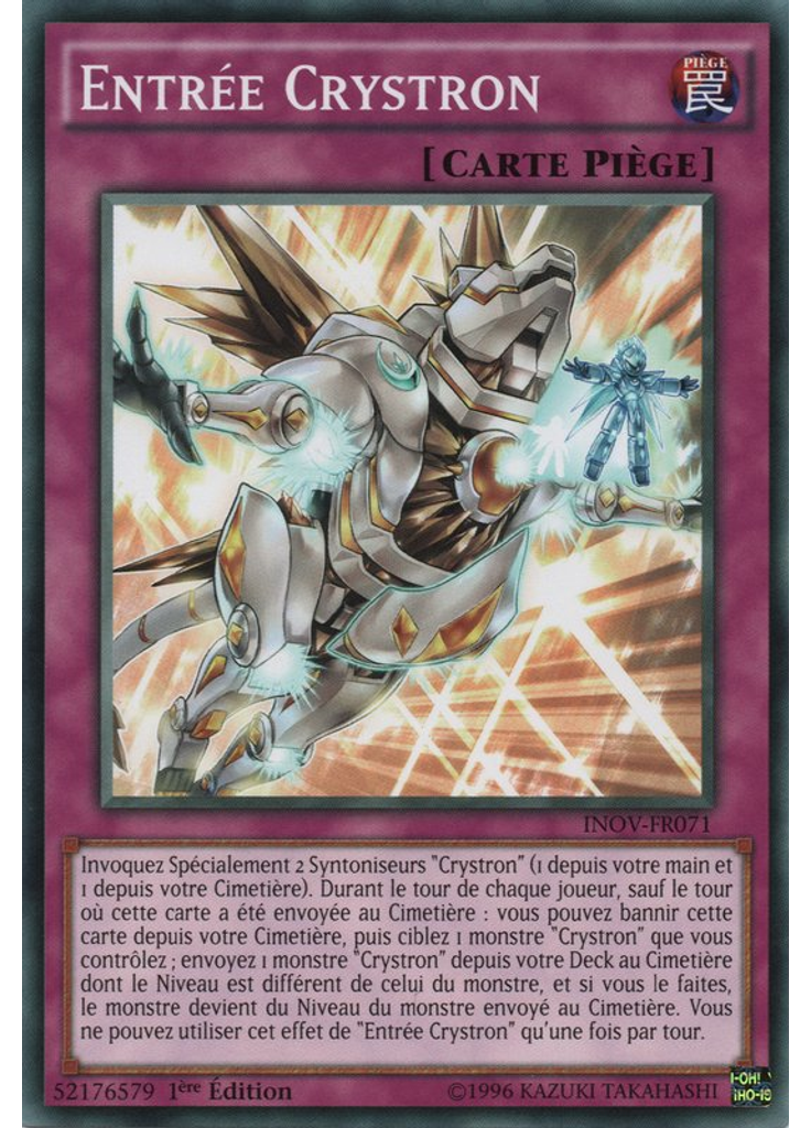 Entrée Crystron