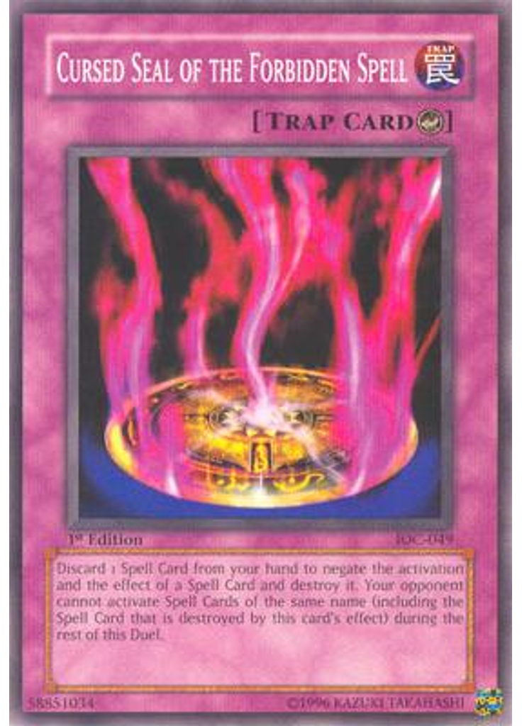 Cursed Seal of the Forbidden Spell
