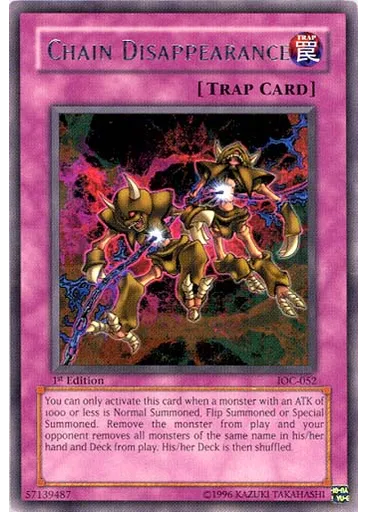 Chain Disappearance