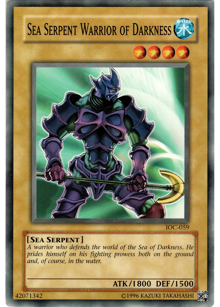 Sea Serpent Warrior of Darkness (Common Unlimited)