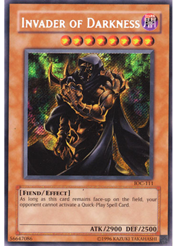 Invader of Darkness (Secret Rare Unlimited)