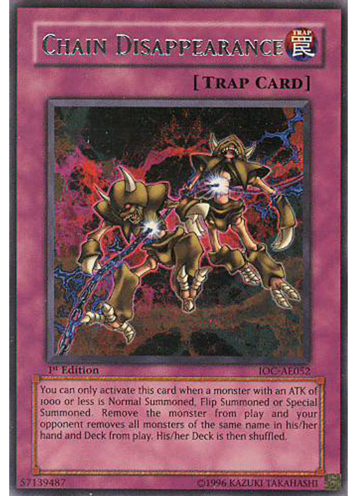 Chain Disappearance