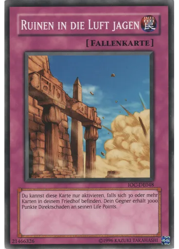 Ruinen in die Luft jagen