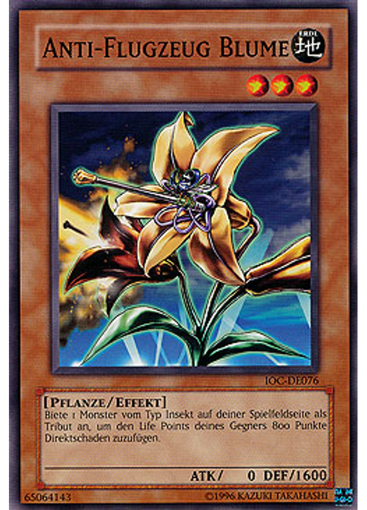 Anti-Flugzeug Blume