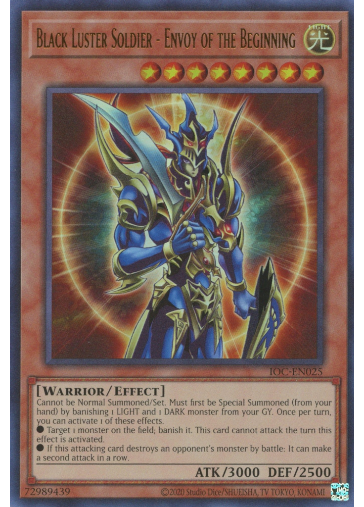 Black Luster Soldier - Envoy of the Beginning (Ultra Rare Unlimited 25th Anniversary Edition)
