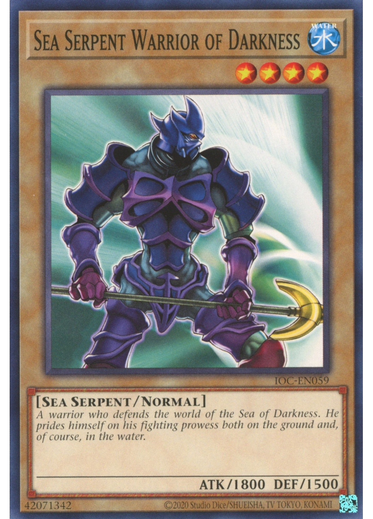 Sea Serpent Warrior of Darkness (Common Unlimited 25th Anniversary Edition)