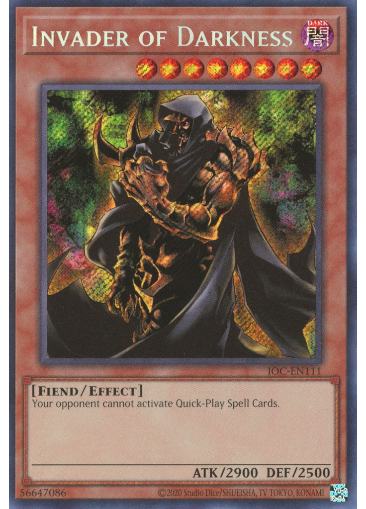 Invader of Darkness (Secret Rare Unlimited 25th Anniversary Edition)
