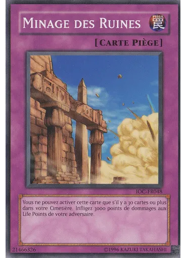 Minage des Ruines