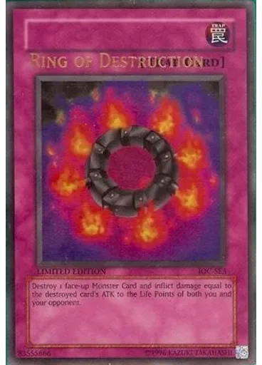 Ring of Destruction (Ultra Rare Limited Misprint)
