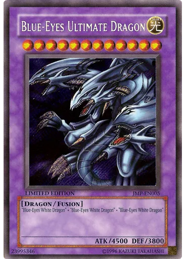 Blue-Eyes Ultimate Dragon (Secret Rare Limited) — Ultimate Edition