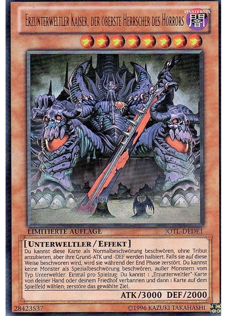 Erzunterweltler Kaiser, der oberste Herrscher des Horrors