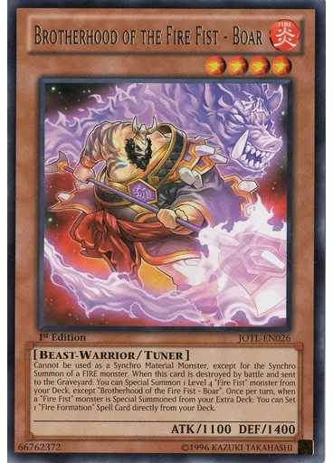 Brotherhood of the Fire Fist - Boar