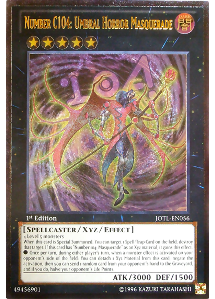 Number C104: Umbral Horror Masquerade (Ultimate Rare 1st Edition)