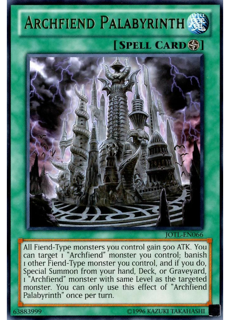 Archfiend Palabyrinth (Rare Unlimited)