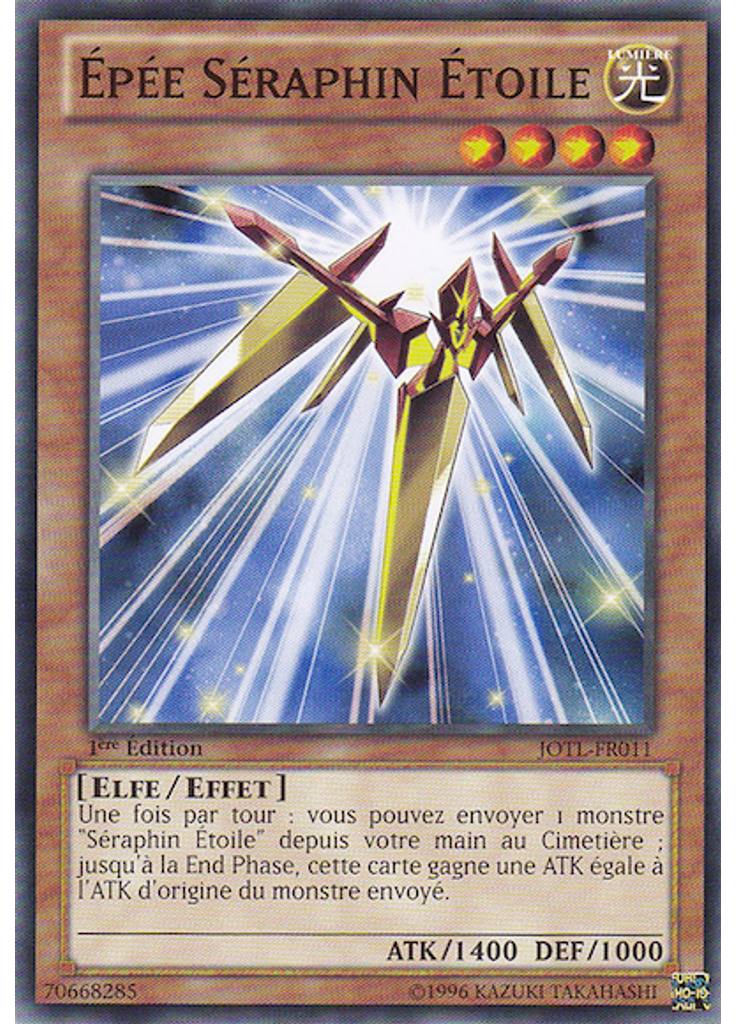 Épée Séraphin Étoile