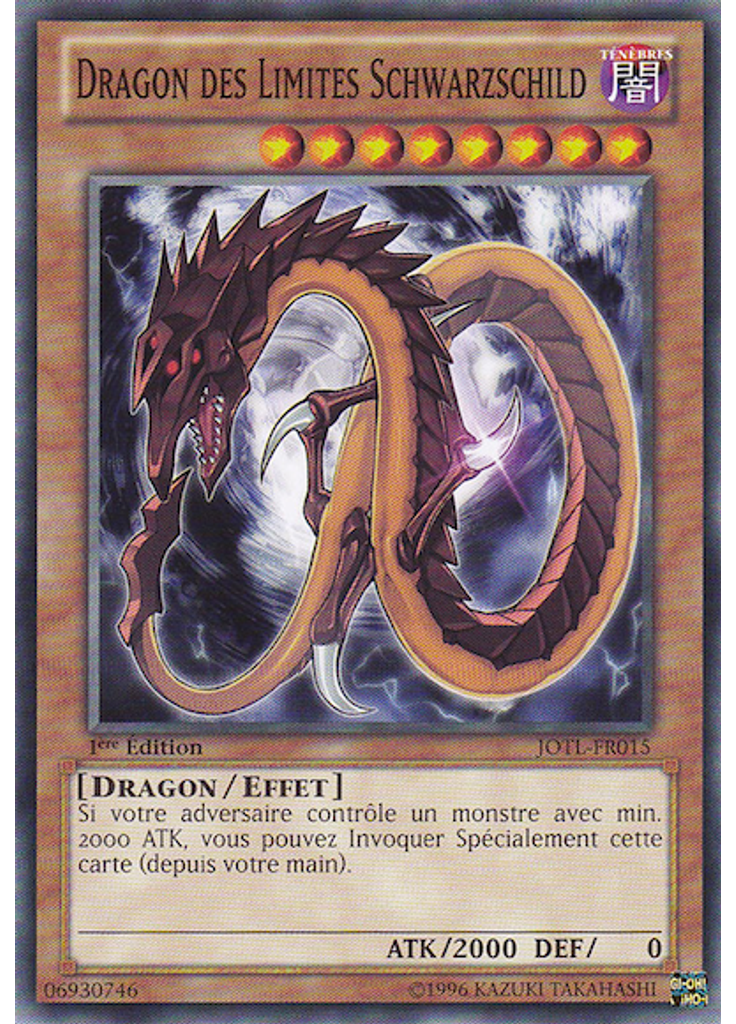 Dragon des Limites Schwarzschild