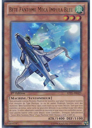 Bête Fantôme Méca Impula Bleu