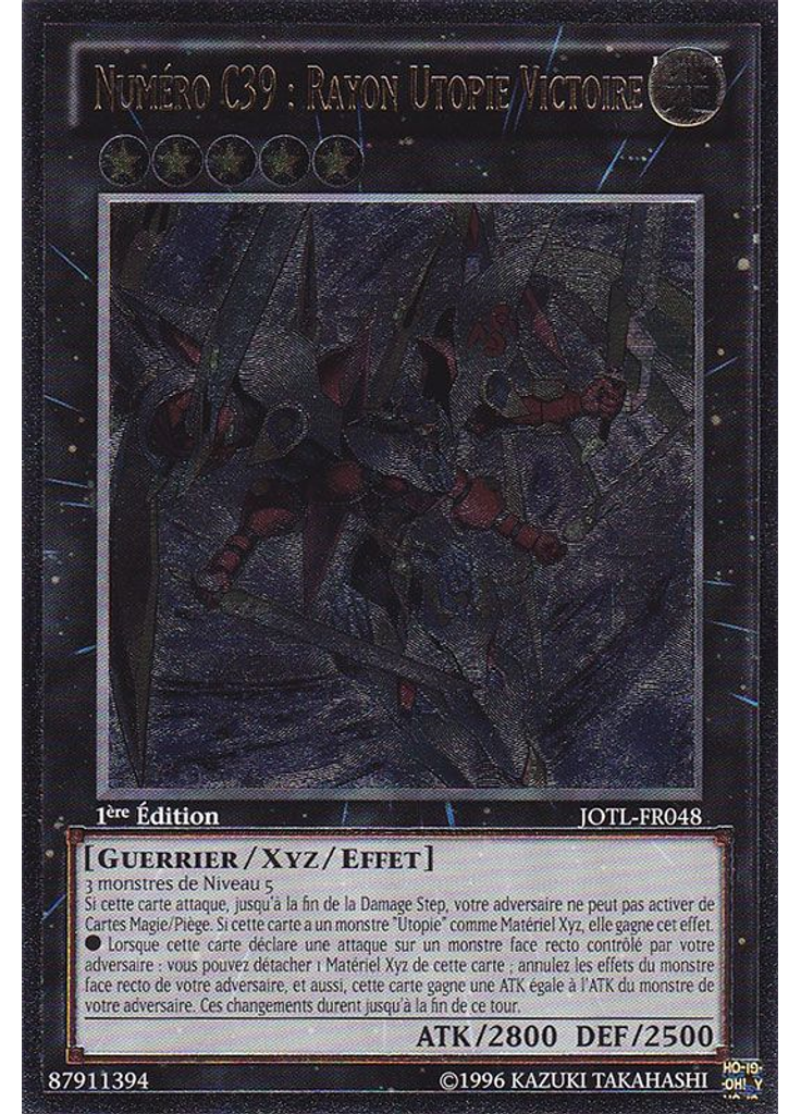 Numéro C39 : Rayon Utopie Victoire (Ultimate Rare 1st Edition)
