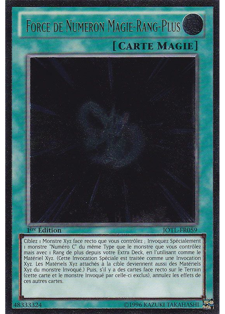 Force de Numeron Magie-Rang-Plus (Ultimate Rare 1st Edition)