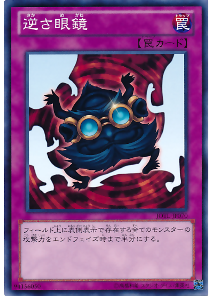 逆さ眼鏡