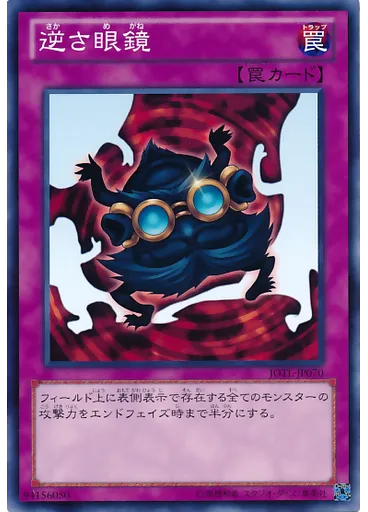 逆さ眼鏡