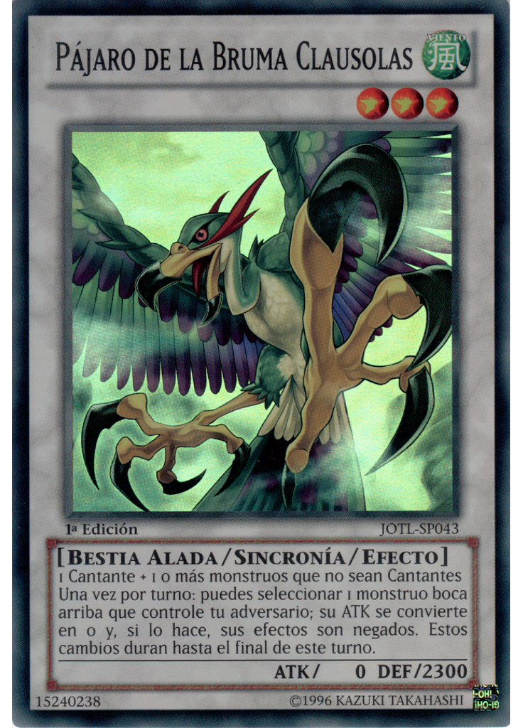Pájaro de la Bruma Clausolas