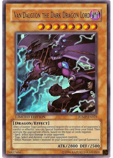 Van'Dalgyon the Dark Dragon Lord — Shonen Jump Promotional Cards